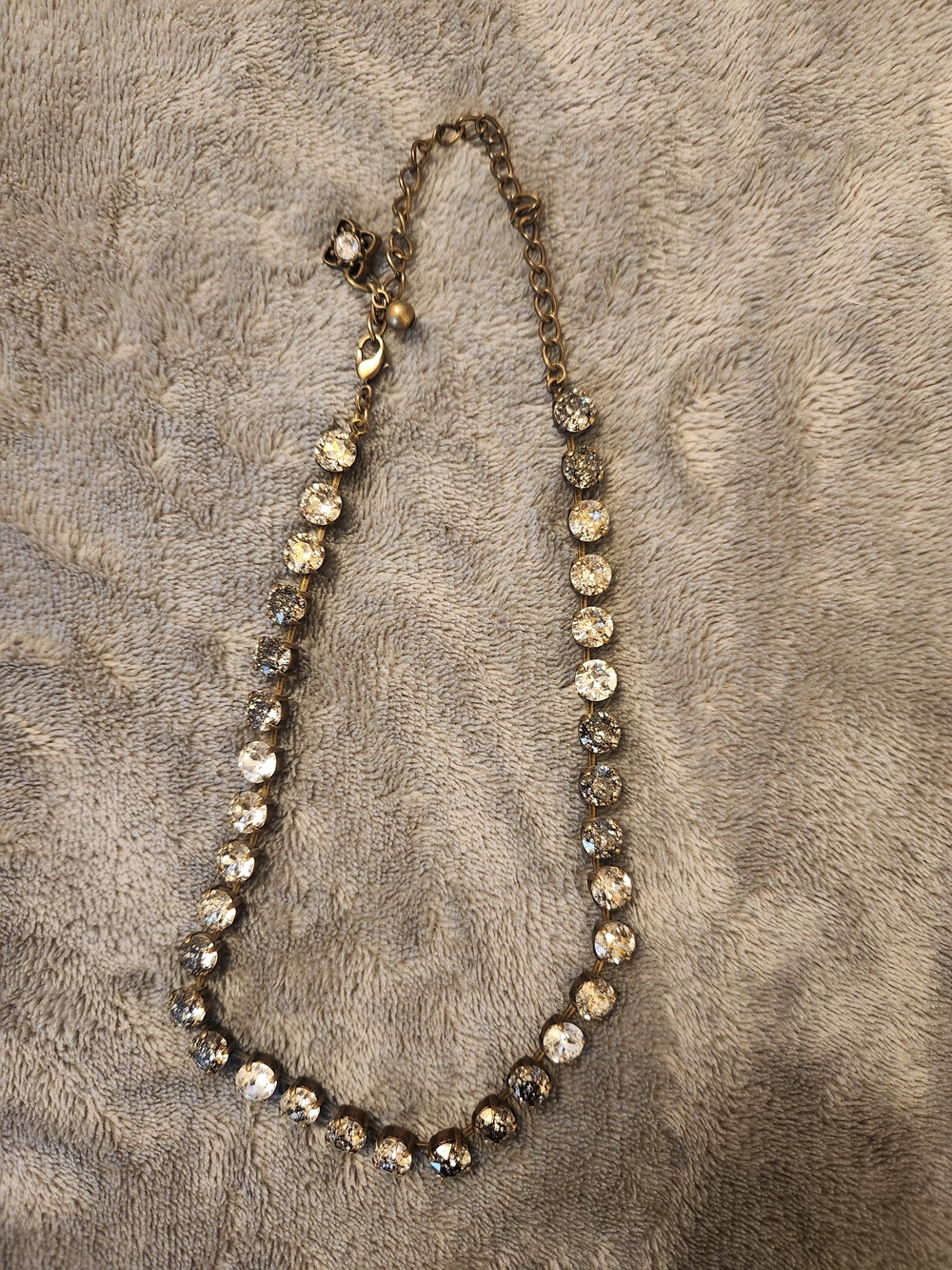 Handmade Crystal Tennis Necklace - Women's Jewelry